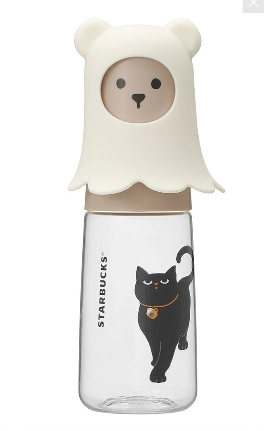 Botella Starbucks Japón Halloween 2021 botella  Bearista Ghost Rid 500 ml Lives Tiktok