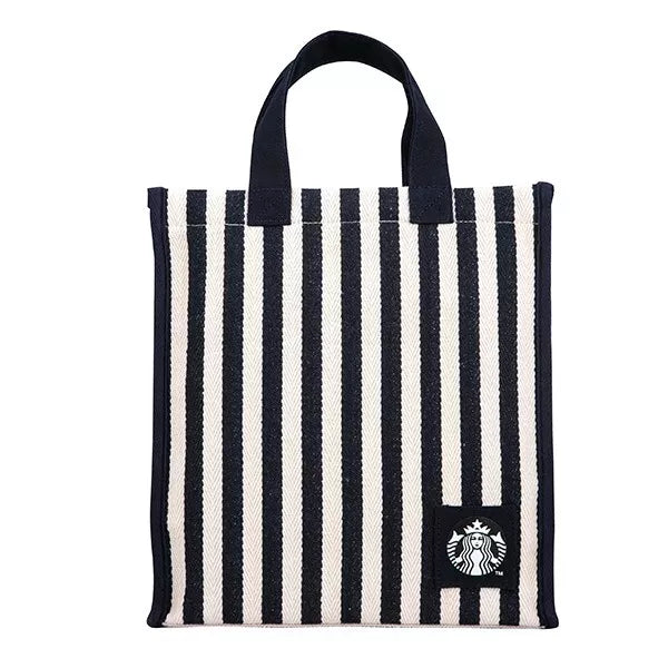 Starbucks Taiwan  bolsa de rayas con logo sirena