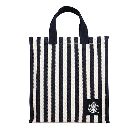 Starbucks Taiwan  bolsa de rayas con logo sirena