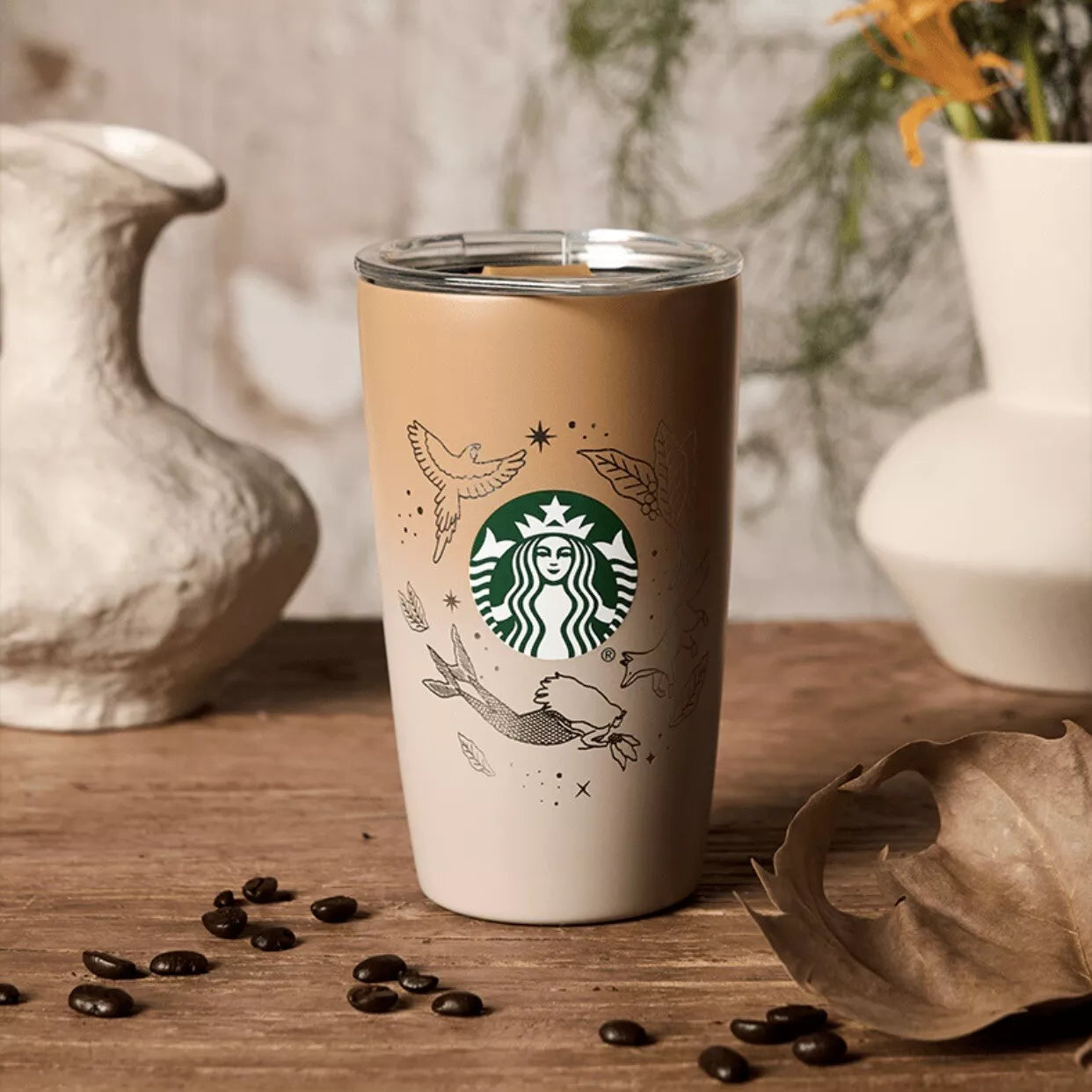 Vaso Acero Inoxidable Café Starbucks 2024 China 25th Anniversary 12oz Desktop Cup