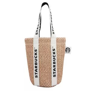 Starbucks Taiwan bolso tejido para botella de agua, vaso