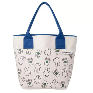 Bolsa Starbucks Taiwan 2025 Miffy series Canvas Tote