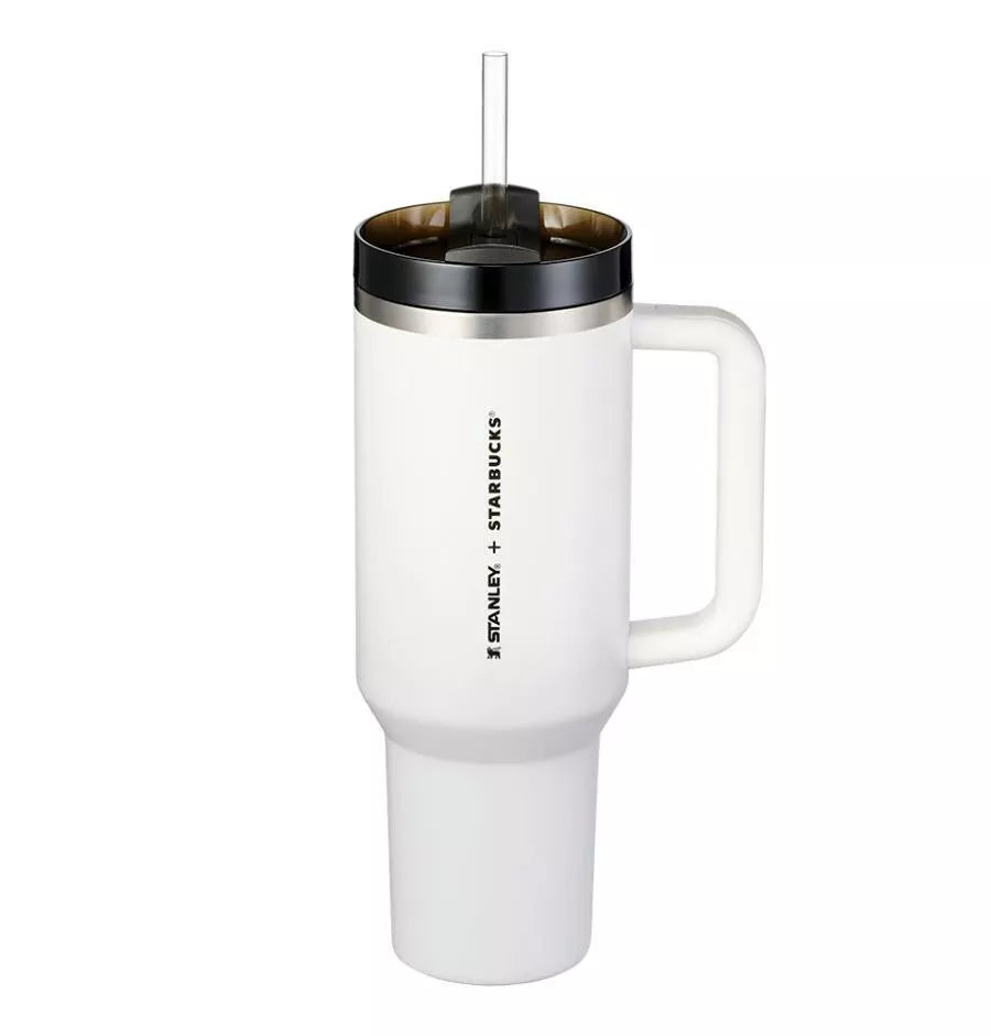 Stanley x Starbucks Black White Quencher Tumbler Starbucks Korea x Penguin House  1183ml / 40oz