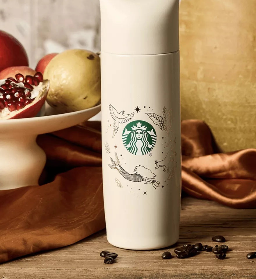 Termo de Acero Inoxidable Sirena Starbucks 2024 China 25th Anniversary 13oz