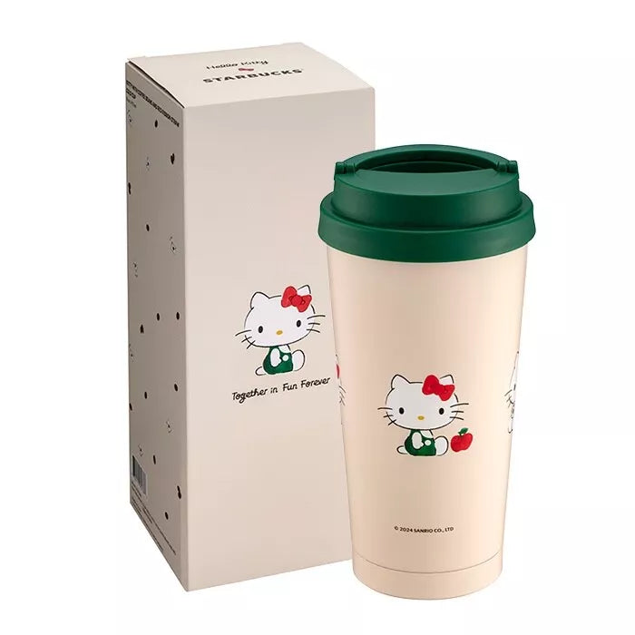 Vaso de Acero Inoxidable Starbucks Hello Kitty 2024, 16oz: Fusión Perfecta de Estilo y Funcionalidad