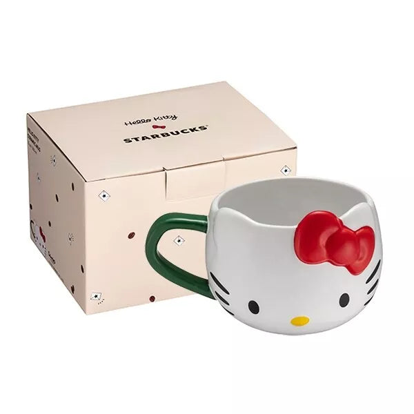 Taza de Cerámica Starbucks Hello Kitty 2024, 12oz: Encanto y Estilo en Cada Sorbo