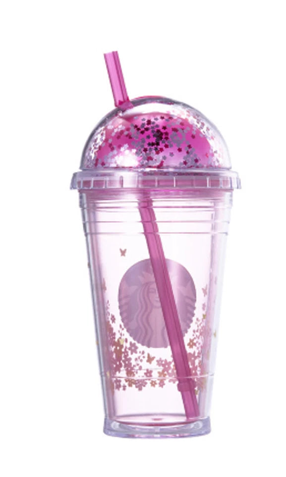 Domo Acrilico Corea Cherry Blossom 2018  Dome lid Cold Cup 473ml  Lives Tiktok