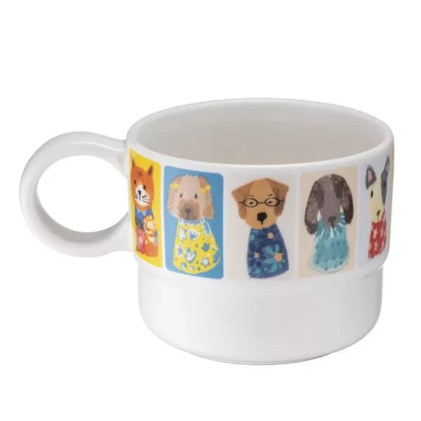 Taza de Ceramica con Tapa de Silicon Starbucks Pawsome Friends Taiwan 2025
