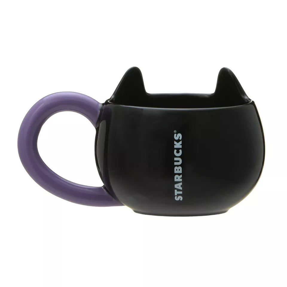 Taza Ceramica Gatito 355ml Starbucks Halloween Japon 2024