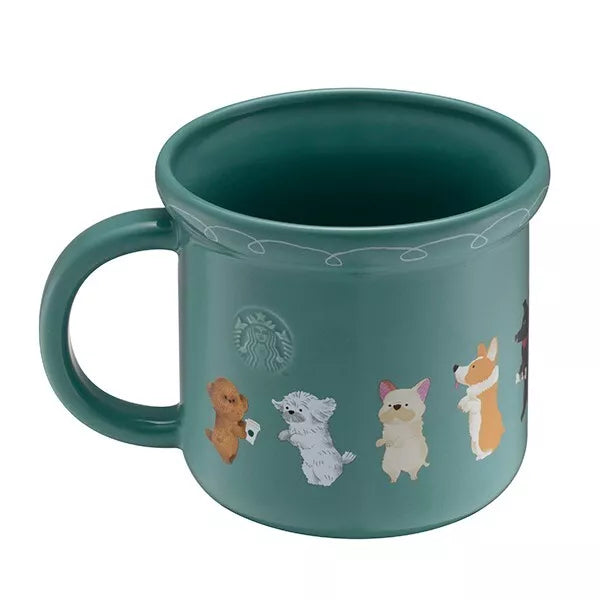 Taza de Ceramica Starbucks Pawsome Friends Taiwan 2025 14oz