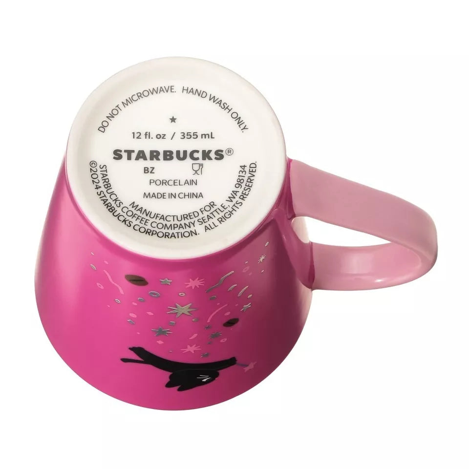 Taza de Ceramica Rosa cambia de color 355ml Halloween Japon 2024