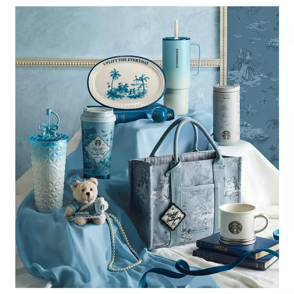 Starbucks Korea 2024 French Summer Picnic Tote Bag / Limited Edition