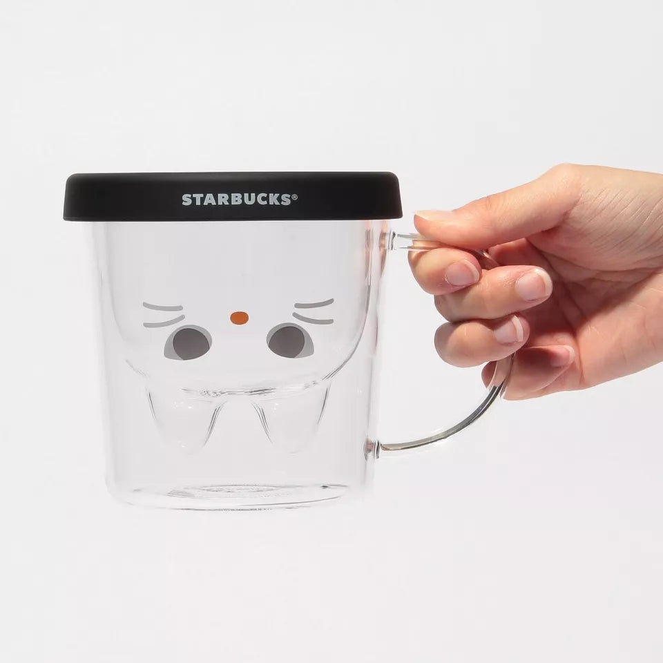 taza cristal gatito Starbucks Halloween Japon 2024