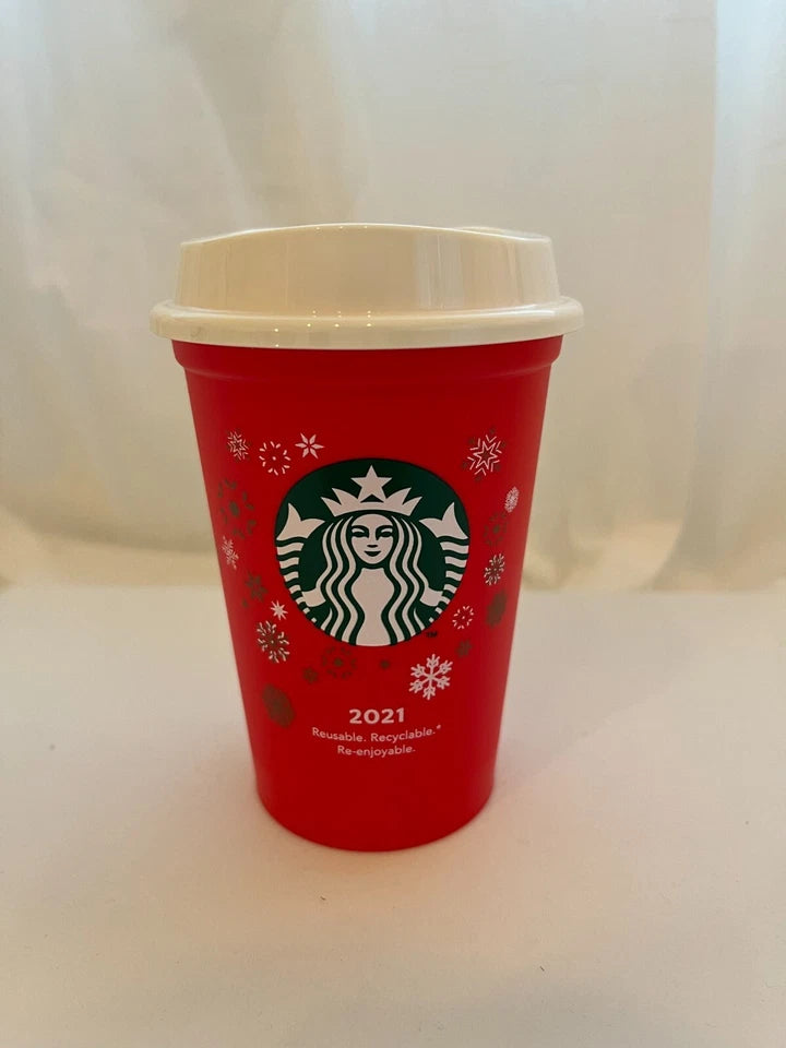 Vaso Reusable Starbucks Holiday Red Cups Christmas (8 oz) Lives Tiktok