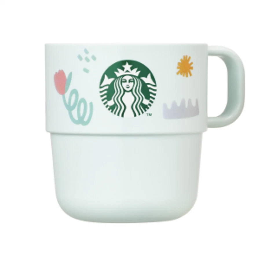 Set de Tazas de Ceramica Starbucks Korea Say Thanks 2025 340ml