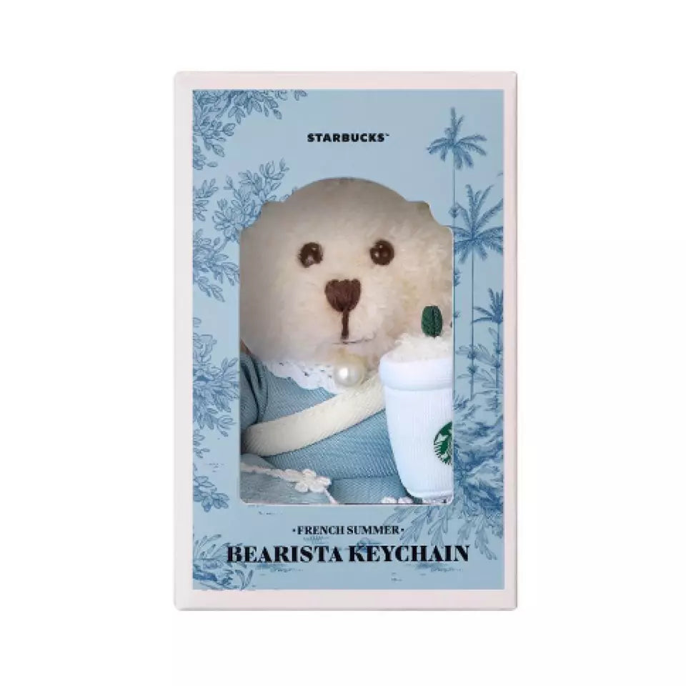 Starbucks Korea 2024 llavero bearista french summer