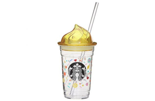 Vaso Vidrio Japon Crema Batida Resistente al Calor  Whip Lid Heat-Resistant Glass Cap Happy 355ml Lives Tiktok