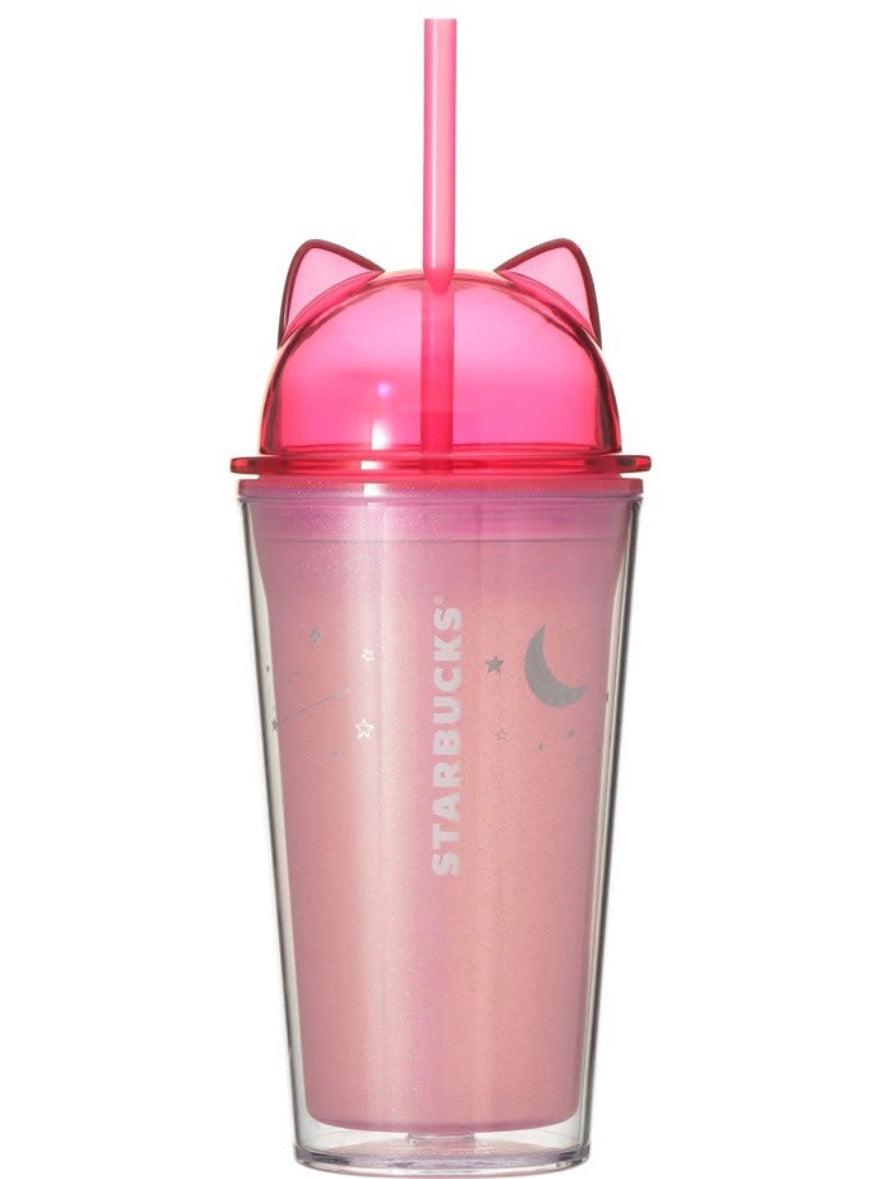 Starbucks Japón Halloween 2026 | Vaso Rosa Cat Straw