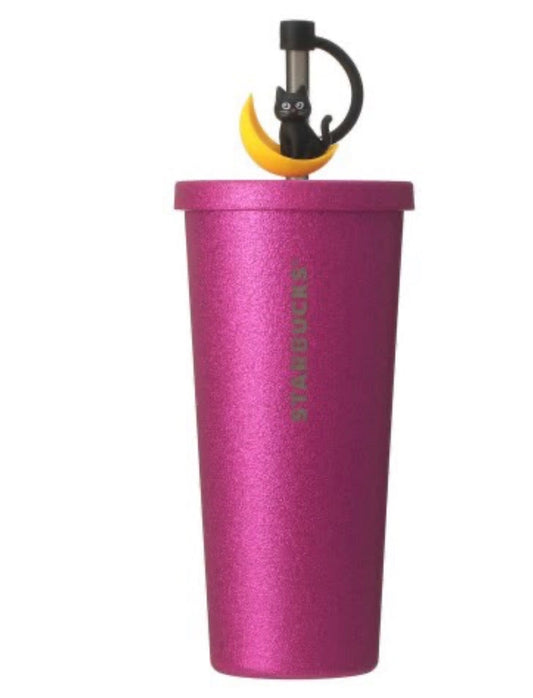 Starbucks Japón Halloween 2026 | Vaso Magenta con Charm de Gato