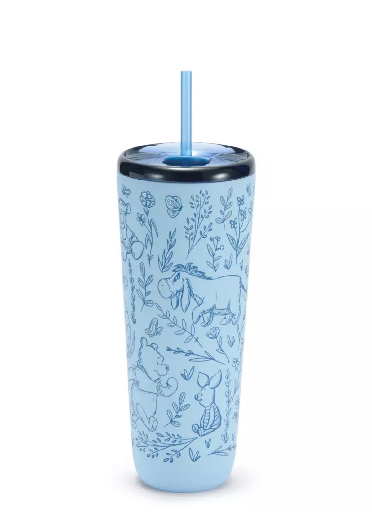 Winnie the Pooh and Pals 24 oz Starbucks tumbler detail